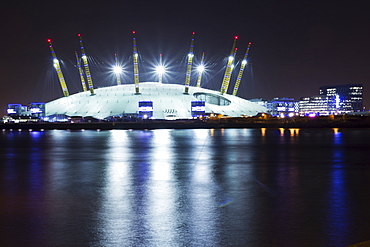 O2 Arena By Night, London, England