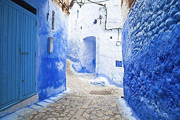 Backstreets Of Chefchaouen Medina, Chefchaouen, Morocco