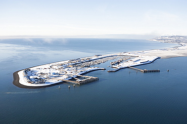 Homer Spit In Winter, Homer, Alaska, United States Of America