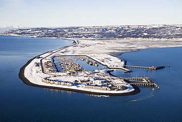 Homer Spit In Winter, Homer, Alaska, United States Of America