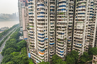 Residential Buildings Over 30 Floors For Apartments, Chongqing, China