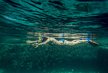 Snorkeling In Benguerra Island, The Second Largest Island In The Bazaruto Archipelago, Mozambique