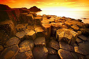 Giant's Causeway, County Antrim, Ireland, Basalt Columns