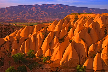 Rock Formations In Goreme National Park, Cappadocia, Anatolia, Nevsehir Province, Turkey