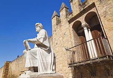 Statue Of Averroes, A Muslim Philosopher; Cordoba, Andalusia, Spain