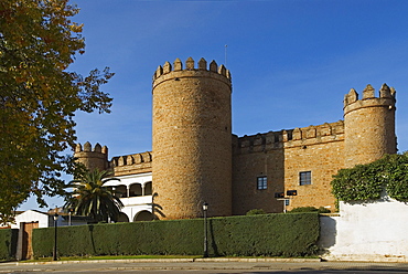 Castle At Zafra, Now A Spanish Parador, Badajoz, Extremadura, Spain