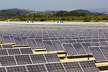 Solar Energy Centre Near Guadarranque; San Roque, Cadiz, Andalusia, Spain