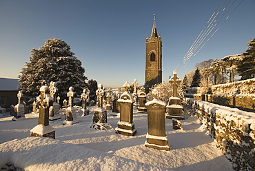 Graveyard In Winter; Thomastown, County Kilkenny, Ireland