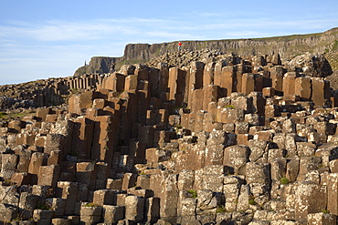 Natural Basalt Column Rock Formations; Giant'S Causeway, County Antrim, Northern Ireland