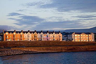Coastal Irish Town At Sunset; Bundoran, County Donegal, Ireland
