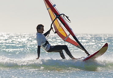 Windsurfing; Los Lances Beach Tarifa Spain