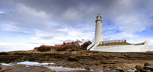 Whitley Bay, Northumberland, England; St. Mary's Lighthouse