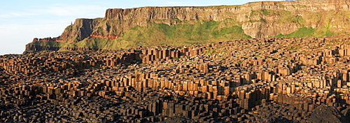 Natural Basalt Column Rock Formations; Giant'S Causeway, County Antrim, Northern Ireland