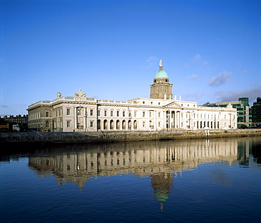 The Custom House; Dublin city, county Dublin, Ireland