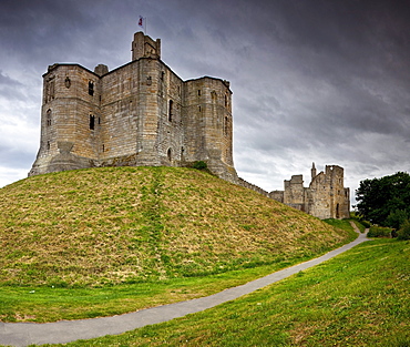 Warkworth Castle; Warkworth, Northumberland, Englad