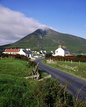 Doogort, Slievemore Mountain, Achill Island, County Mayo, Ireland