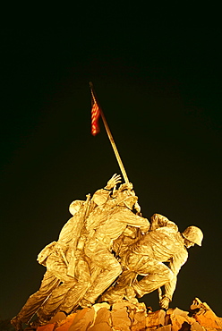 Iwa Jima Memorial Marine Corps War Memorial Arlington Cemetery In Washington, Dc, Usa