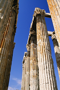 Corinthian Columns, Temple Of Olympian Zeus, Athens, Greece