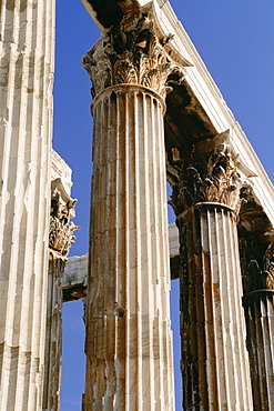 Corinthian Columns, Temple Of Olympian Zeus, Athens, Greece