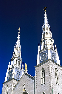 Spires Of Notre-Dame Cathedral Basilica, Ottawa, Ontario