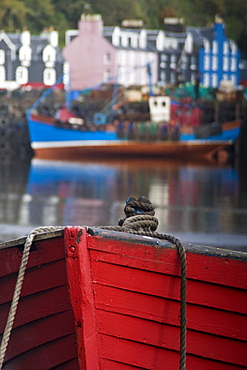 Closeup Of A Boat, Tobermory, Isle Of Mull, Scotland