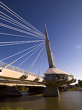 Forks Bridge, Winnipeg, Manitoba, Canada