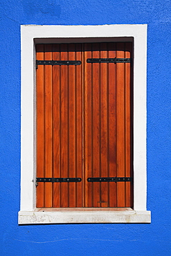 Wooden Shuttered Window, Burano, Italy