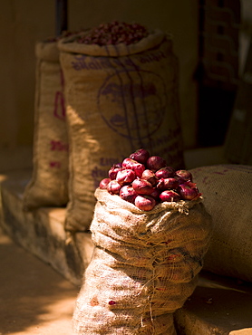 Sack Of Potatoes, Kerala, India