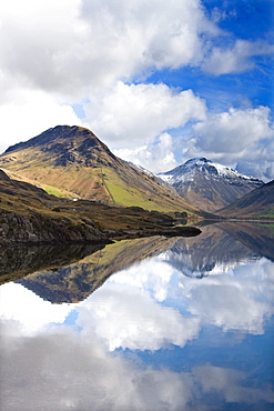 Mountains And Lake, Lake District, Cumbria, England, United Kingdom