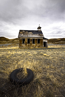 Abandoned Church, Dorothy, Alberta, Canada