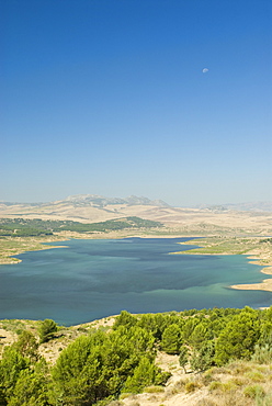 Reservoir, Malaga Lake, Andalusia, Spain