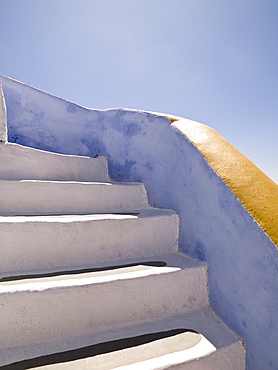 Whitewashed Stairs, Santorini, Greece