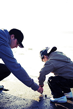 Exploring At The Beach