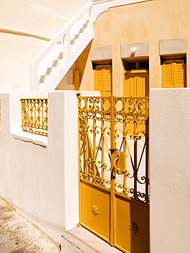 Gate Detail, Santorini, Greece