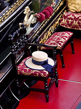 Chairs And Hat, Venice, Italy