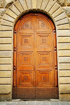 Florence, Italy, Heavy Wooden Door