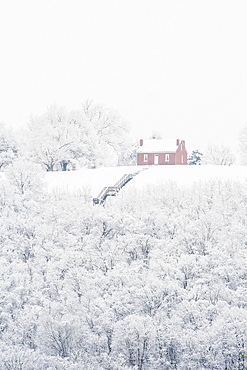 John rankin house in winter, Ripley, ohio, united states of america