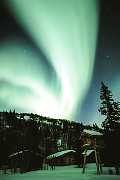 Northern Lights & Cabin Winter Alaska