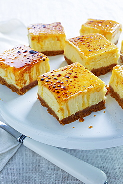 Creme Brulee Cheesecake Squares