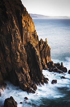 Rugged Coastline Is Found At Oswald West State Park, Manzanita, Oregon, United States Of America