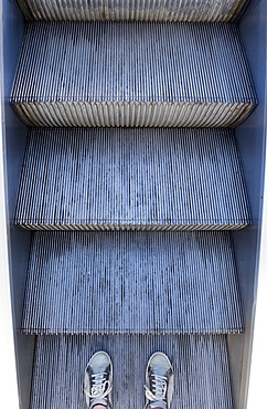 Feet On An Escalator, Locarno, Ticino, Switzerland