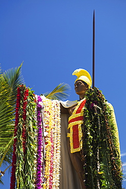 Original King Kamehameha I Statue, Big Island, Hawaii, United States Of America