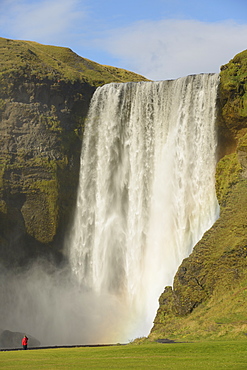 Skogafoss Waterfall, Skogar, Rangarping Eystra, Iceland