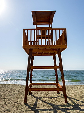 Lifeguard Chair On The Beach, Vina Del Mar, Valparaiso, Chile