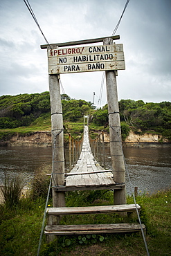 Suspension Bridge, Punta Del Diablo, Uruguay