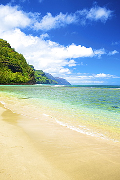 Coastline And Turquoise Water, Kauai, Hawaii, United States Of America