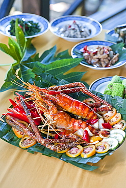 Freshwater Prawns Served At Ulu Temburong National Park Resort, Brunei