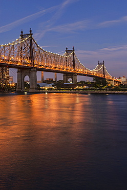 Queensboro (59th Street) Bridge At Twilight, Queens, New York, United States Of America