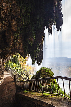 A Walkway Behind A Waterfall, Edessa, Greece