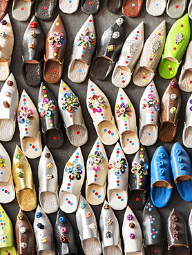 Medina Souk Sandal Shop, Marrakech, Morocco